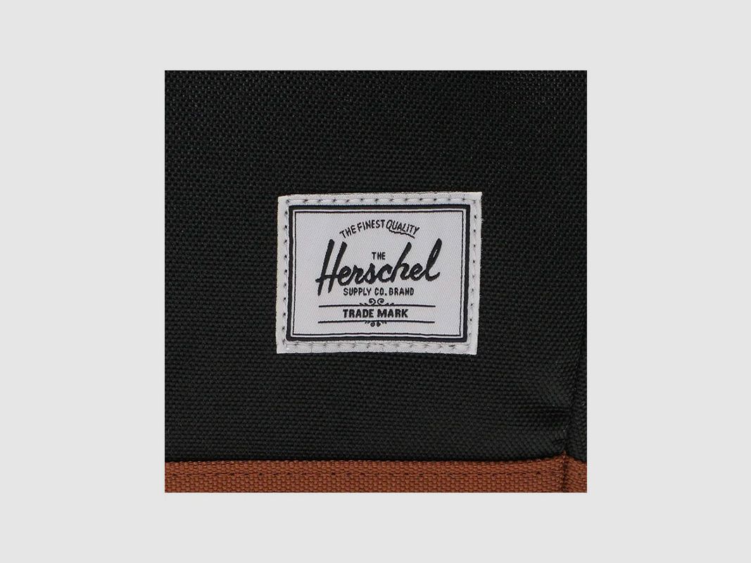 BORSONE – HERSCHEL – HERITAGE DUFFLE | 40L | Schwarz/Sattelbraun, Bild 4 von 6