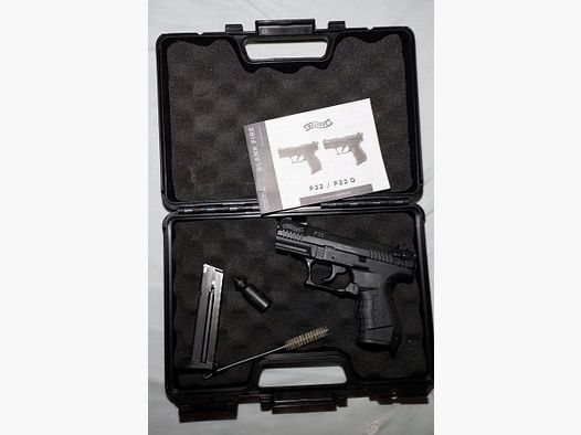 Walther P22 (P 22 Classic) pistola de fogueo 9mm P.A.K. negra (PTB 778)