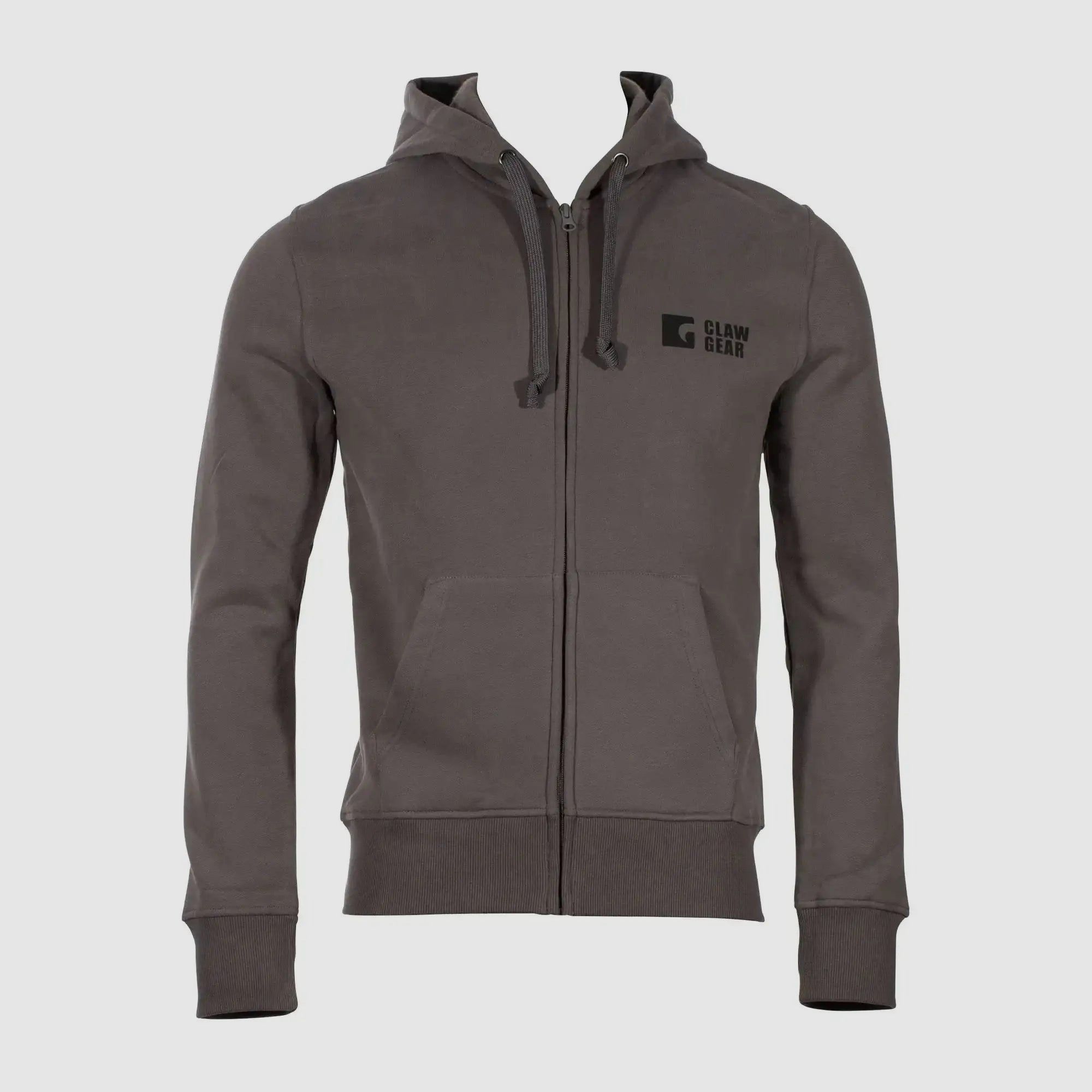 Clawgear Hooded Jacket CG Logo Zip Hoodie - Gray / XXL Men's