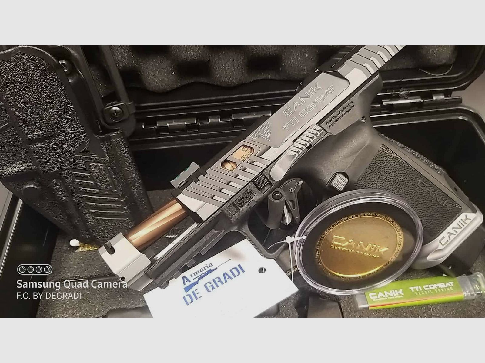 CANIK TTi COMBAT TARAN TACTICAL SMOKE 9X19 JAK NOWY, zdjęcie 5 z 5