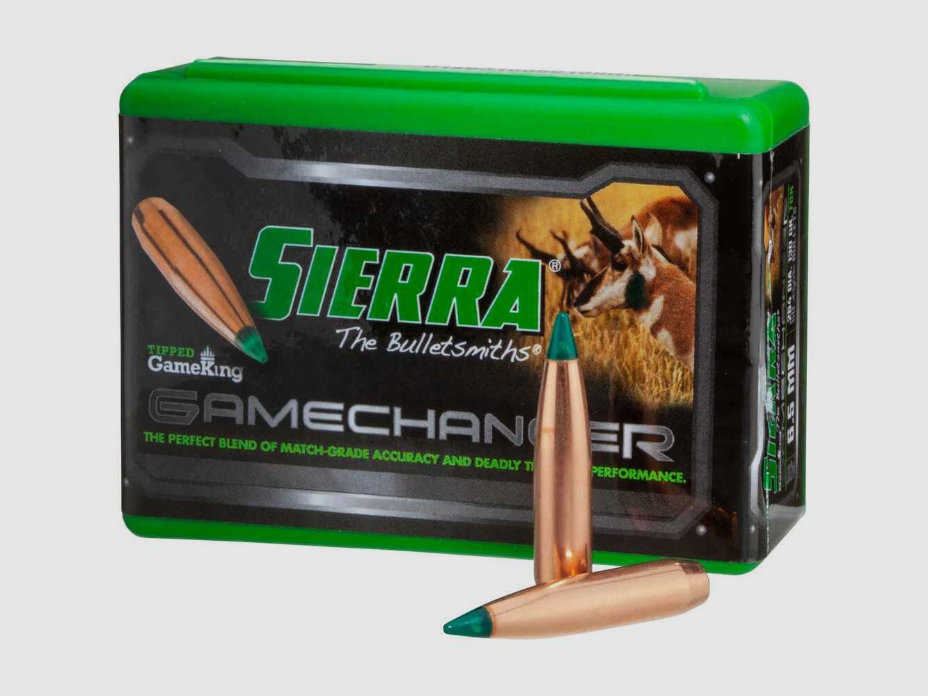 Sierra Kogels .264 (6,5mm) Tipped Game King 8,4g/130grs., afbeelding 2 van 2