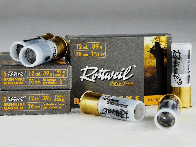 Rottweil BRENNEKE Magnum, kaliber 12/76 600grs 1 opakowanie (5 strzałów po 2,998 €*)