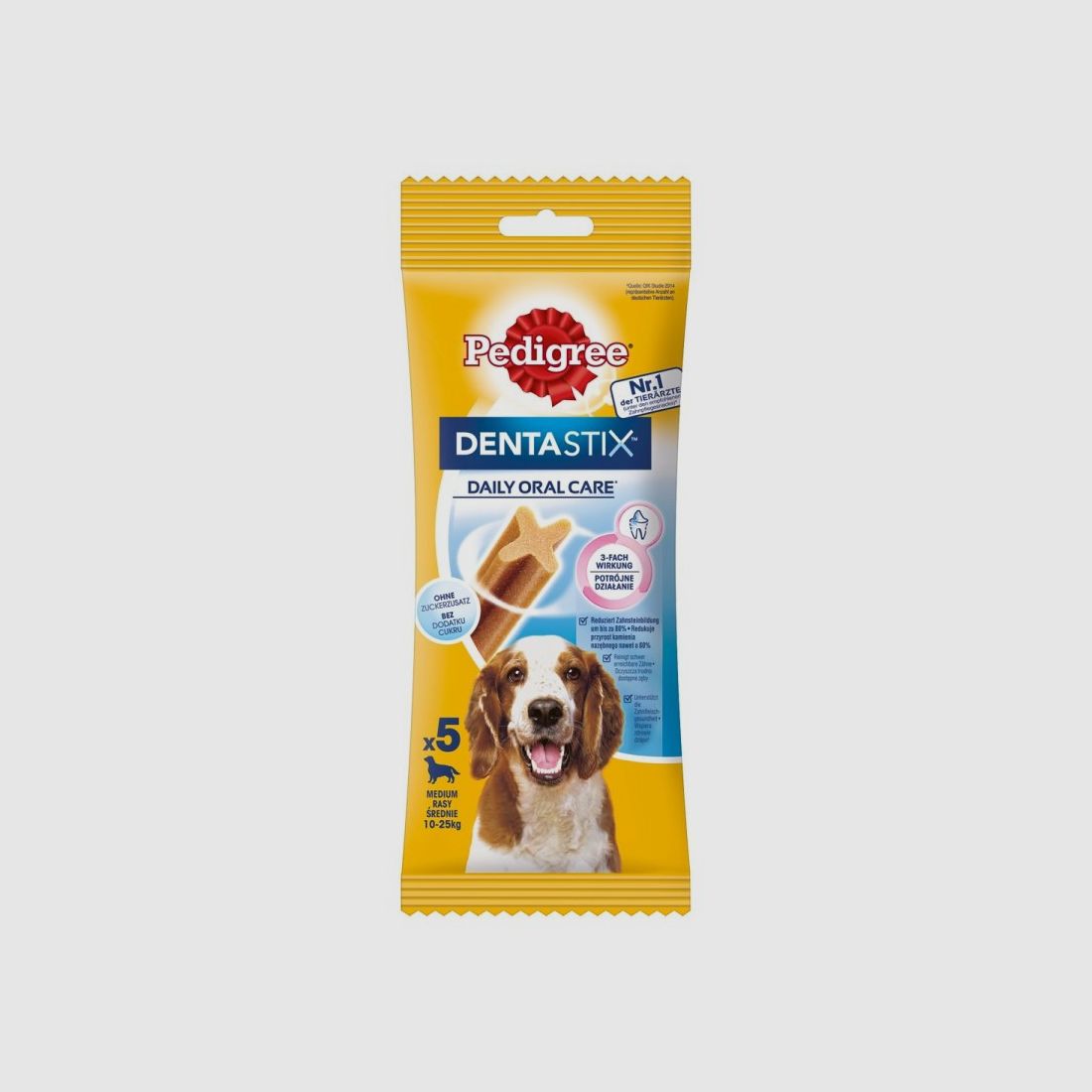 Pedigree Hunde Snack Denta Stix Daily Oral Care mittelgroße Hunde 7 x 5 Stk.