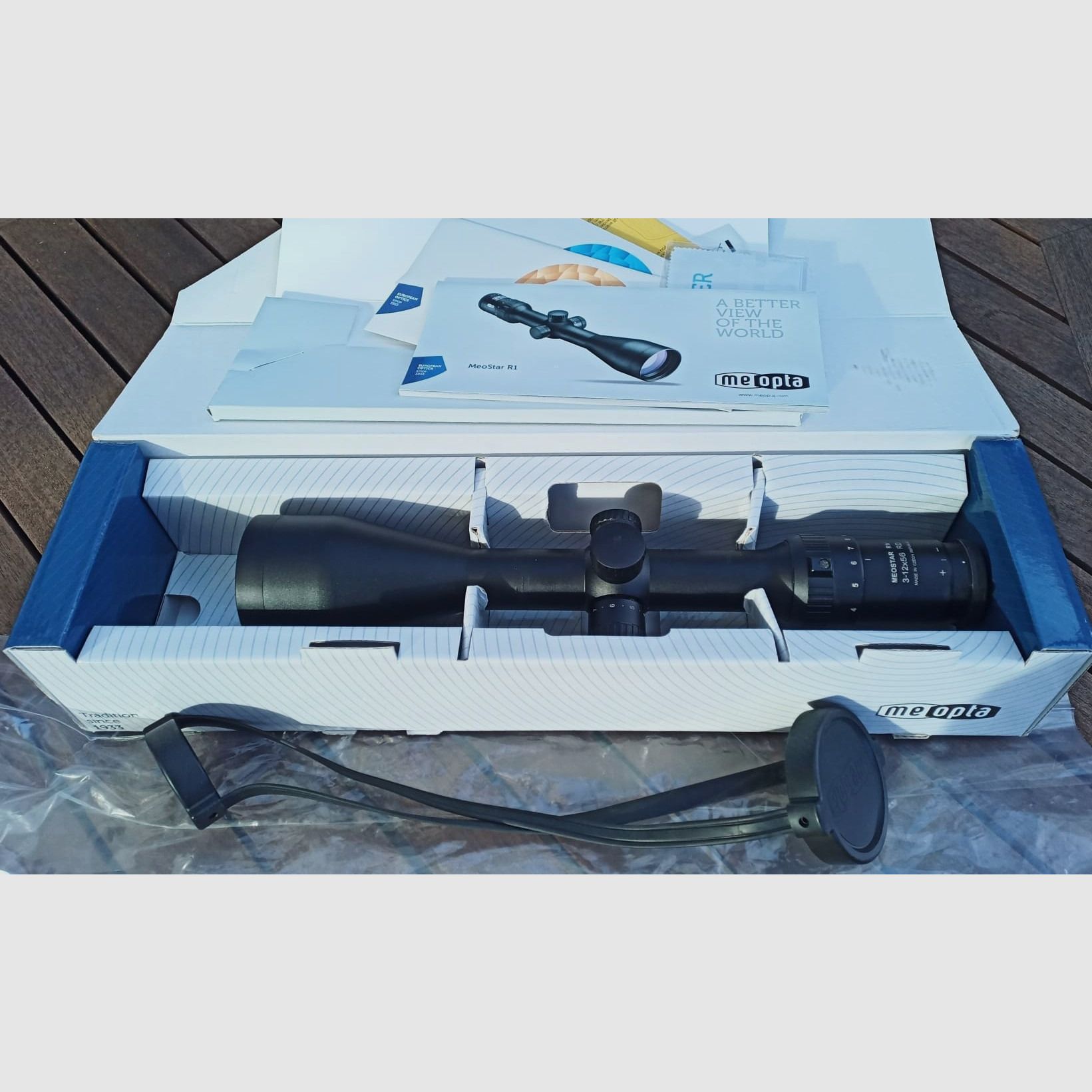 Scope Meopta Meostar R1r 3-12x56 RD incl. shipping