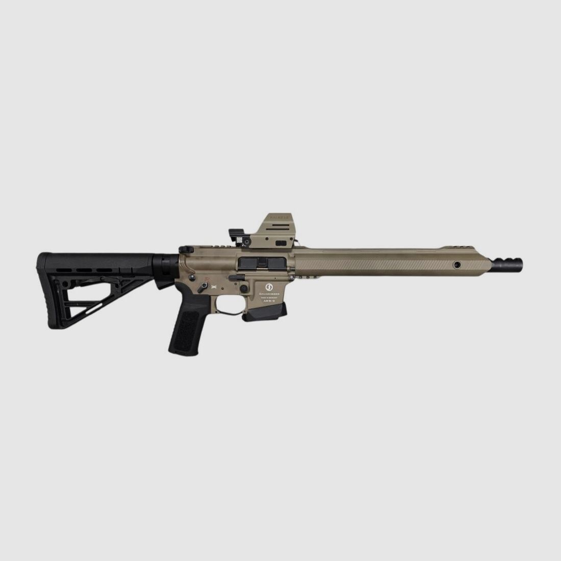 Schmeisser AR15-9Sport M 12,5" DYNAMIC PCC FDE inkl. Falke LE in FDE sofort verfügbar, Versand +25€