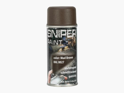 Fosco Sniper Paint Sprühfarbe Box Army 150 ml braun
