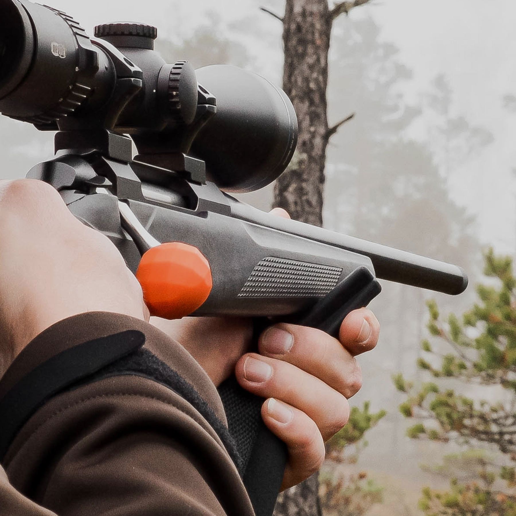 Abschlussknopf Diamond, Orange