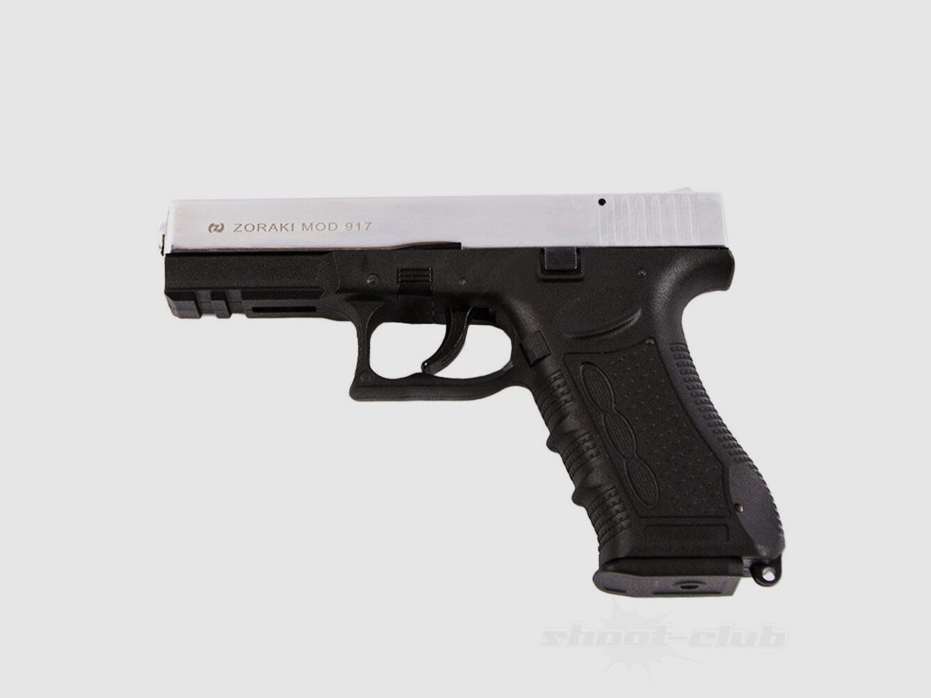 Zoraki 917 Chrome - Special Edition Blank Firing Pistol 9 mm
