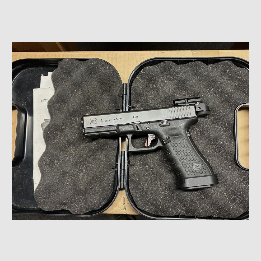 Glock 17 Gen4 optics 9mm Luger