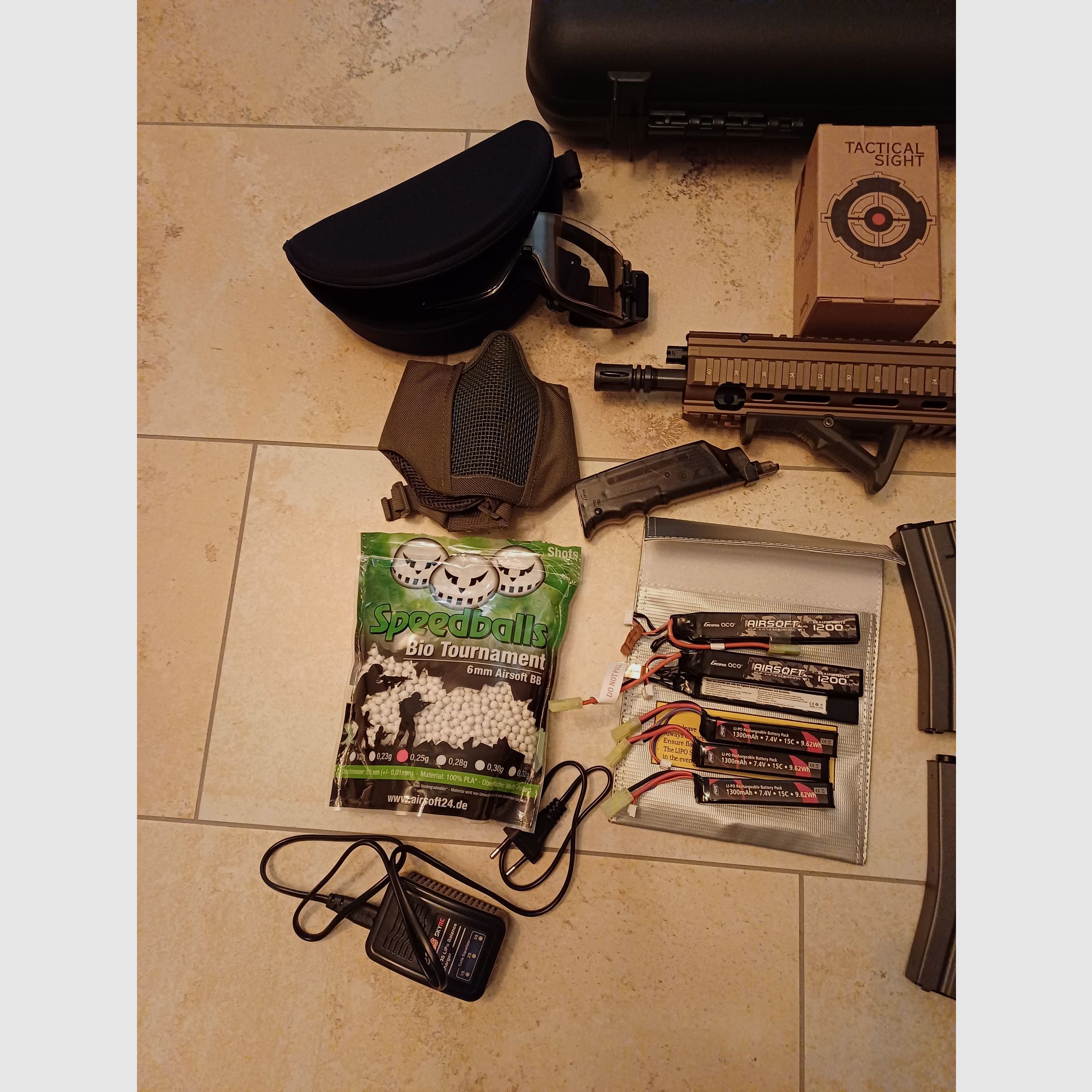 Airsoft VFC HK 416 A5 V3 mit Zubehör und österr. Armeerucksack