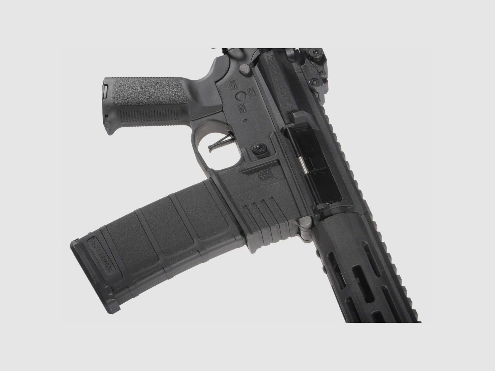 M4 AR15 M-LOK 10 Zoll CHARLIE EAGLE ETU Schwarz S-AEG Airsoft Gewehr Frei ab 18 Jahren | Delta Armory