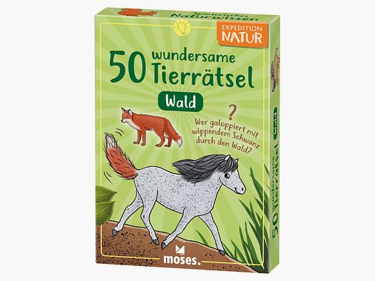 Moses 50 wonderlijke dierenpuzzels bos