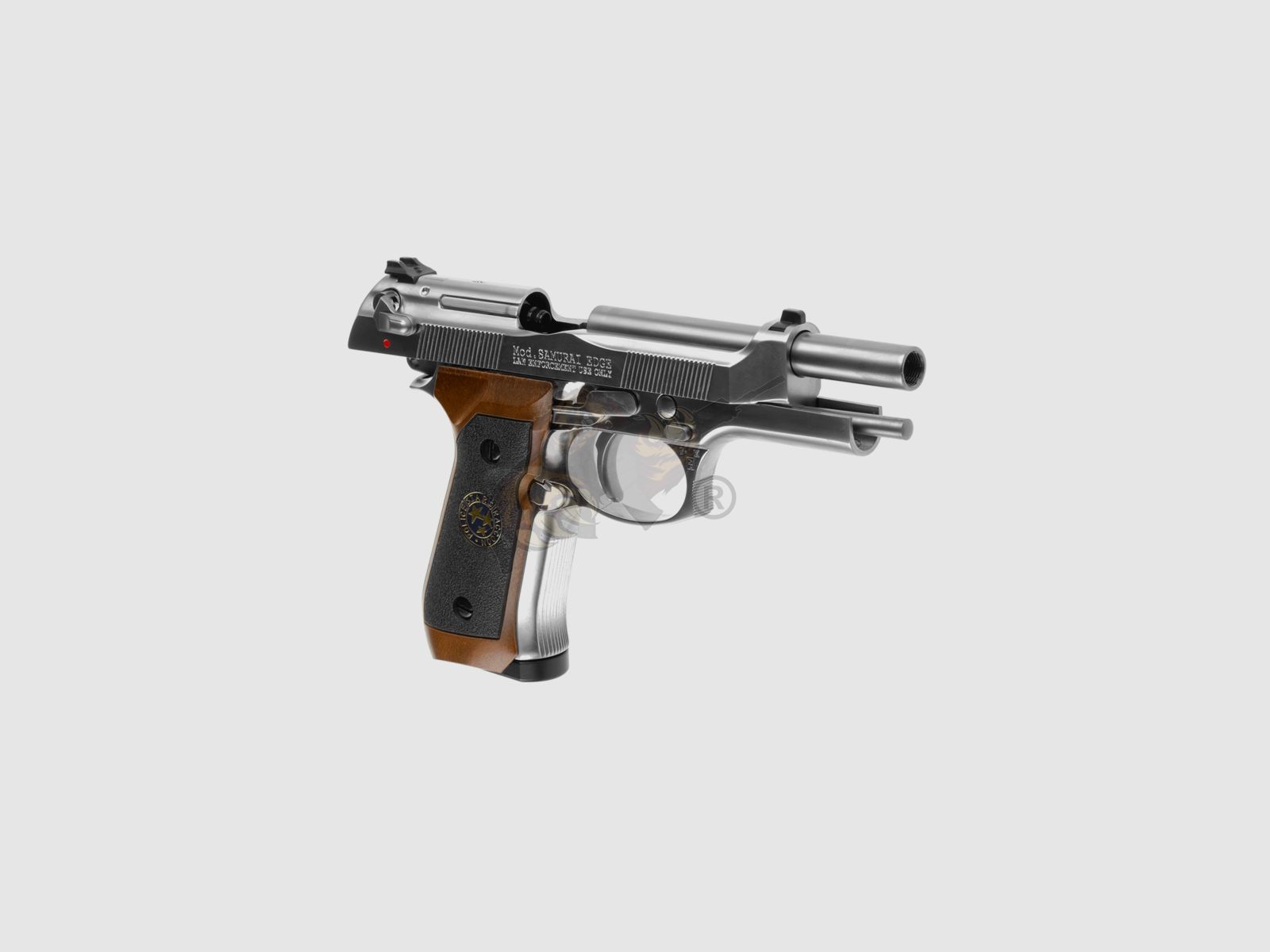 M92 Mod. Samurai Edge GBB CO2 Srebrny Całkowity Metal (Srebrny/Drewno) Airsoft -F-