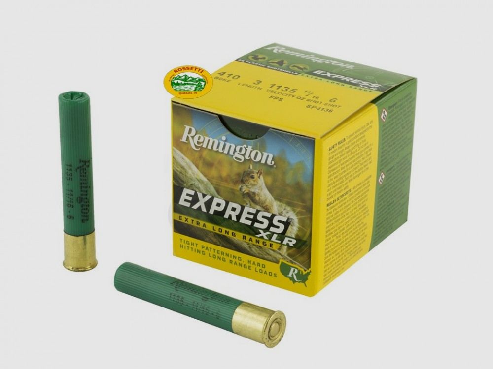 REMINGTON cartouches EXPRESS XLR cal.410 magnum gr.21 pb.6