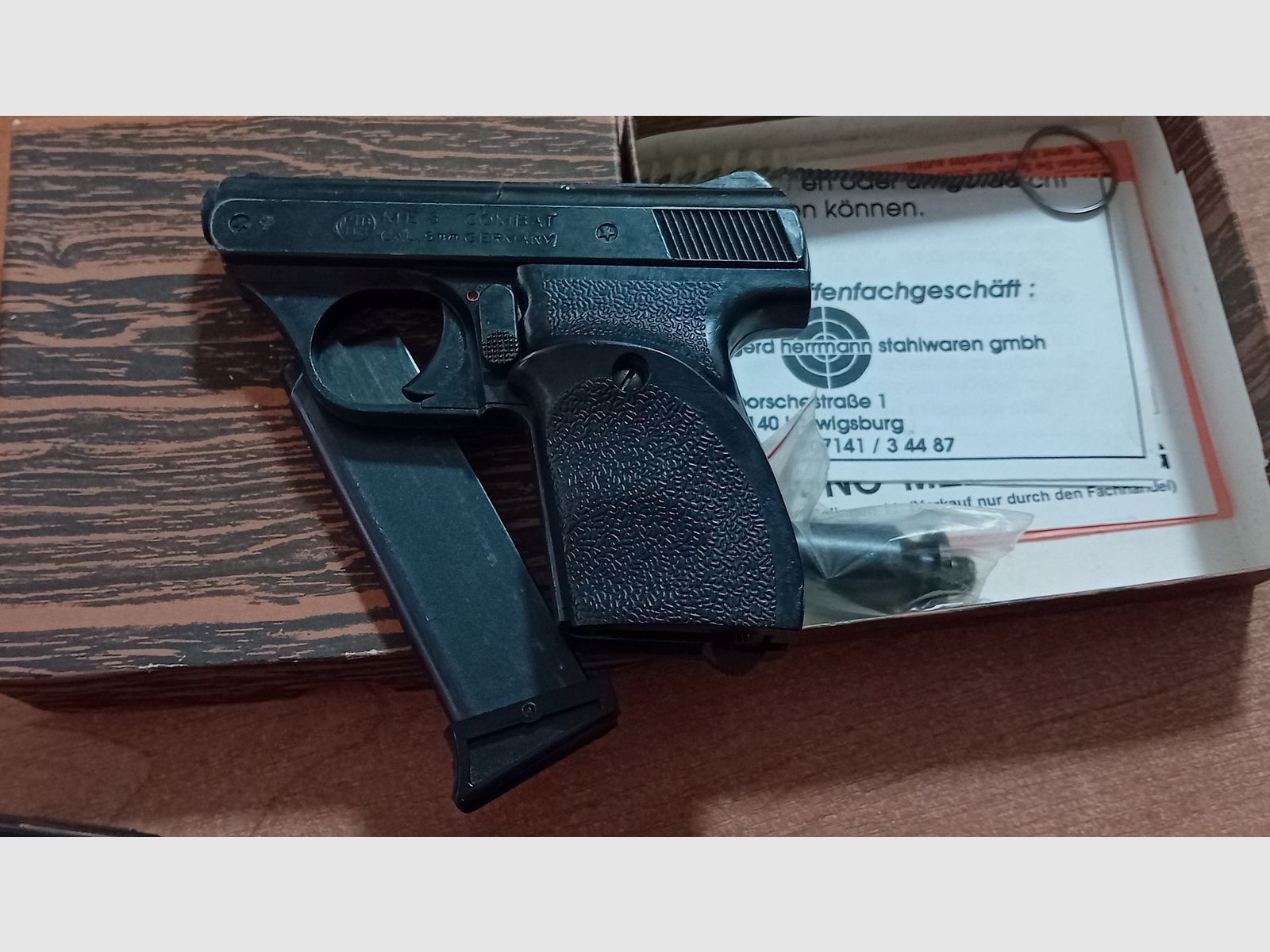 Zeldzame ME 8 Combat 8mm Knall in PTB 176/2 met verpakking!