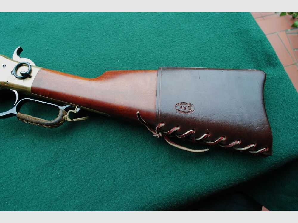 Win. 66 Carbine, Indian Head engraved, completely CAS overhauled