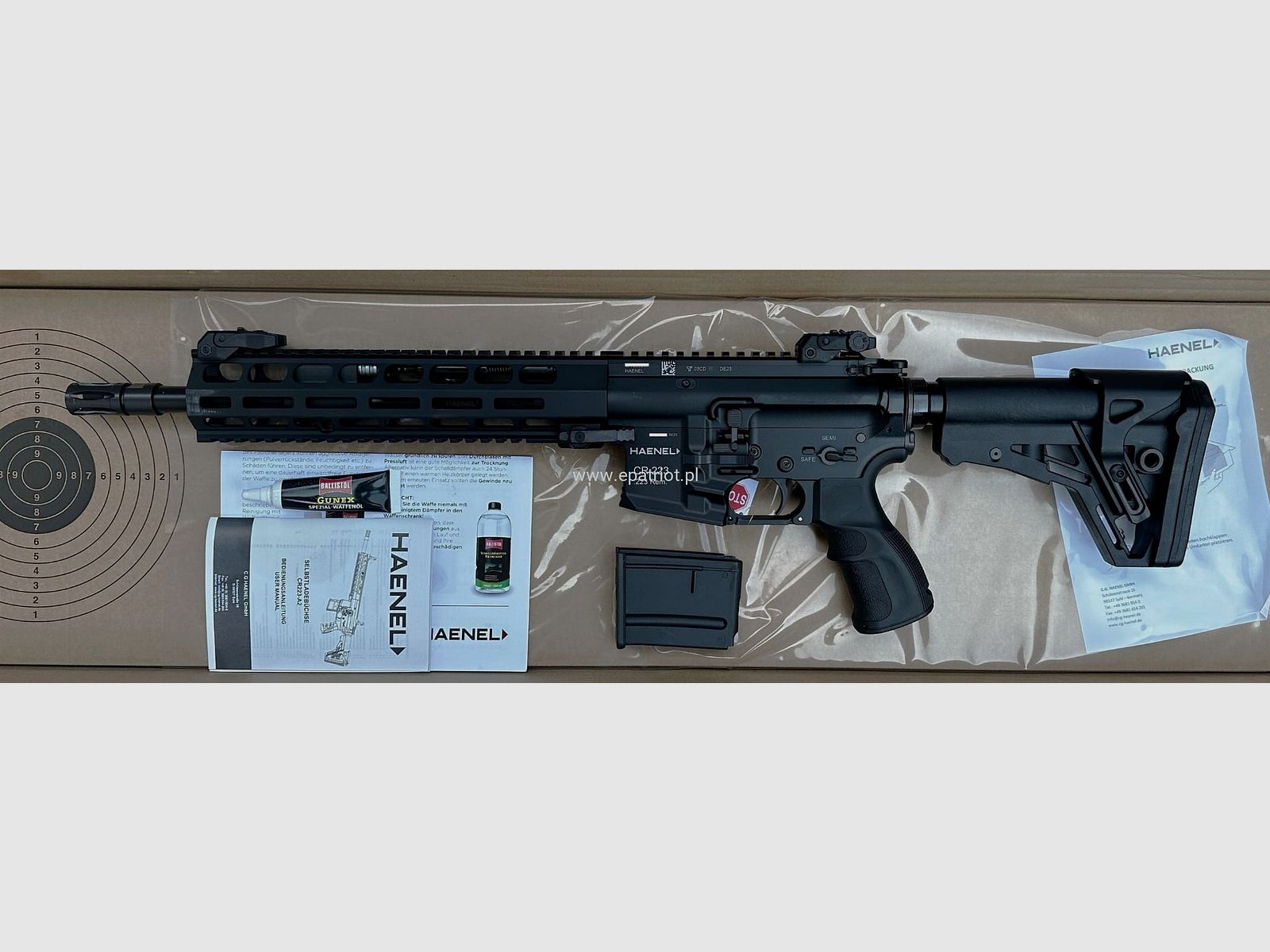 Karabin HAENEL CR223 lufa 12.5" czarny, zdjęcie 2 z 2