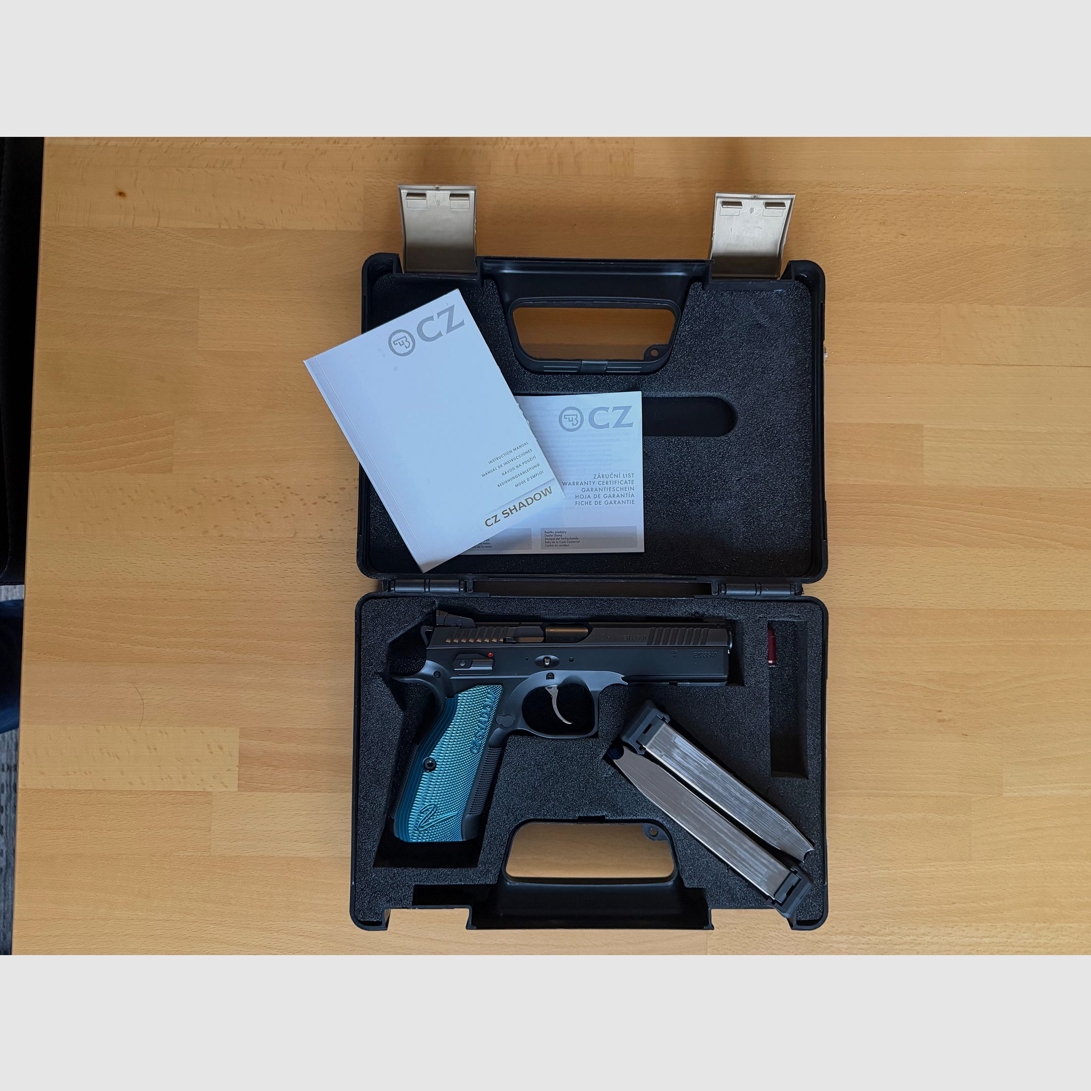 Pistola CZ 75 SP-01 Shadow II Azul Shadow 2 9mm Luger