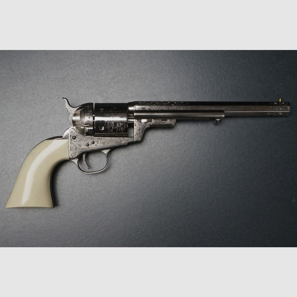 Uberti Richard-Mason Navy Nickelé Gravé, image 1 sur 9