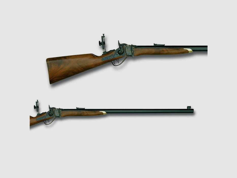 Historyczna karabina Davide Pedersoli Sharps Boss z metalową amunicją - Kal. 45-70 gov, zdjęcie 2 z 2