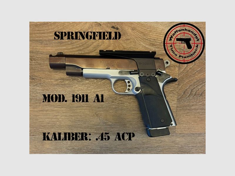 halbautomatische Pistole Springfield Mod. 1911 A1 im Kaliber .45 Auto
