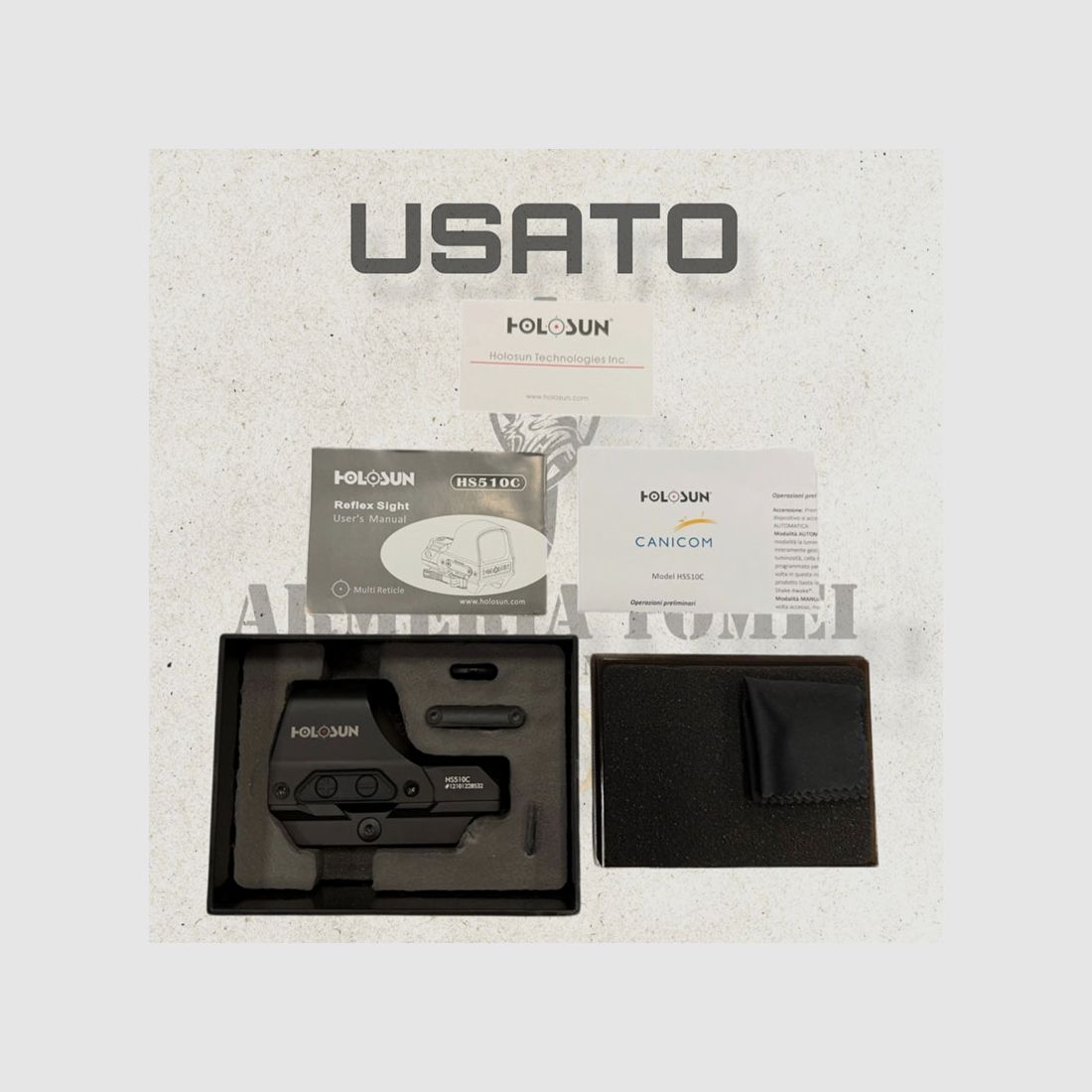 USED – RED DOT – HOLOSUN – HS510C 2MOA, image 6 of 7