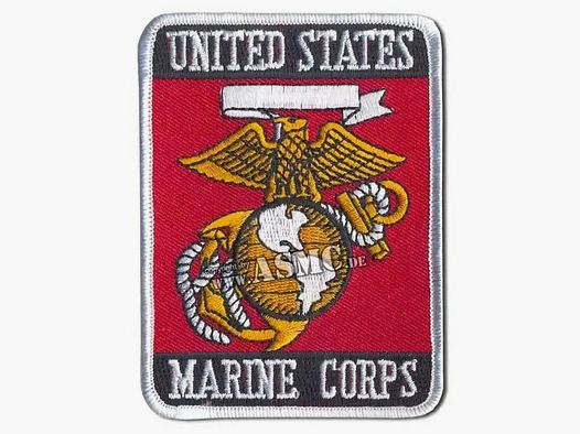 Oryginalna odznaka Bundeswehry US Textile Marine Corps prostokątna
