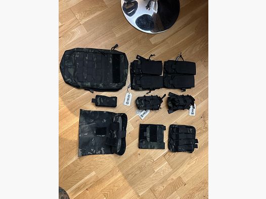 pouches black multicam