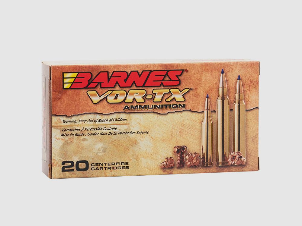Barnes .243Win VOR-TX 5,2g/80grs Büchsenpatronen Bleifrei