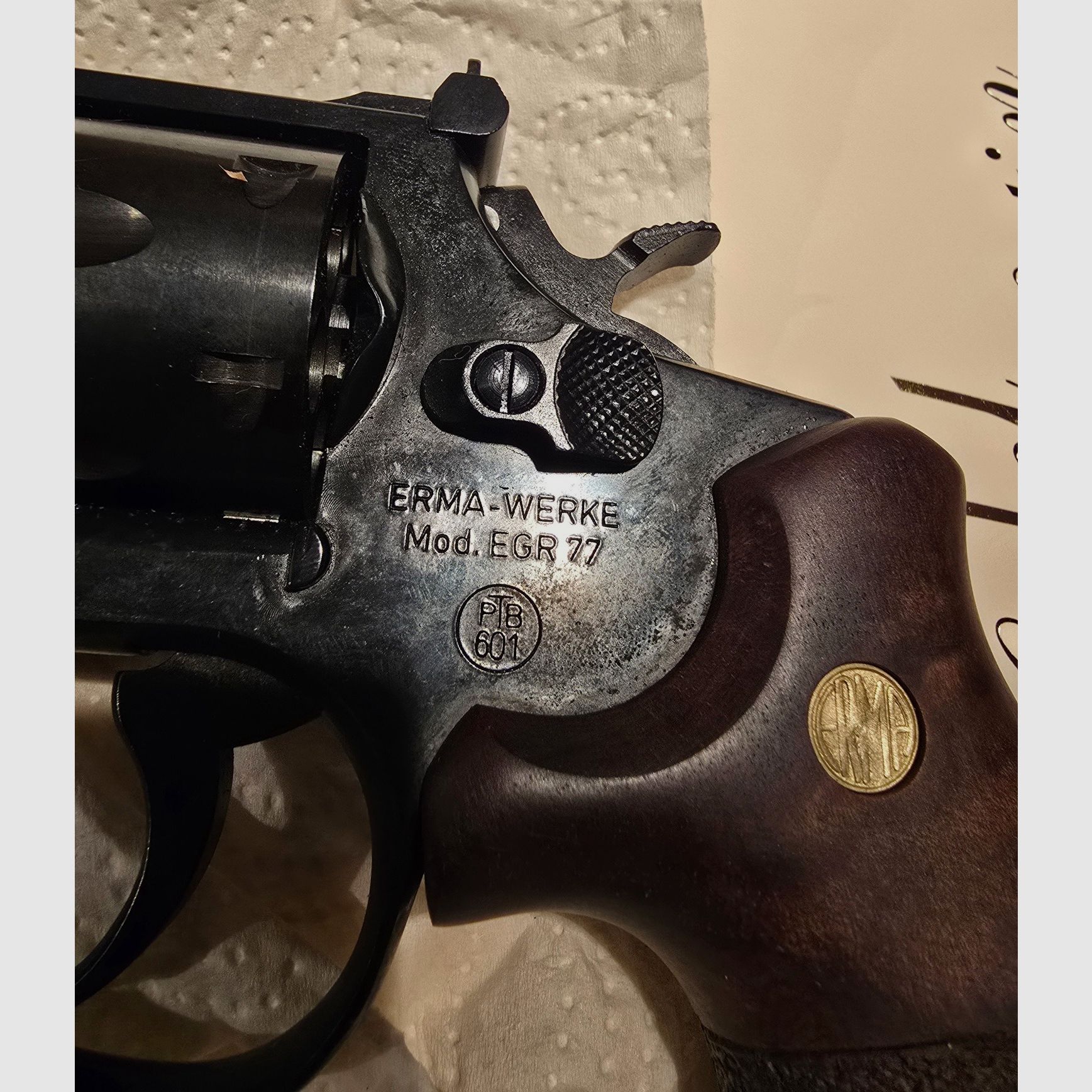 Gas-Signalrevolver ERMA EGR 77 Sammlerwaffe
