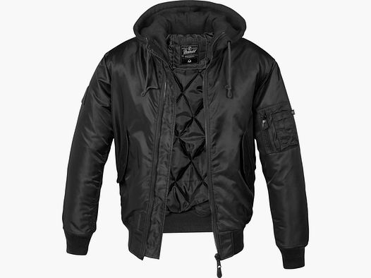 Brandit Brandit Jacke MA1 Sweat Hooded Jacket - Oliv / S Herren