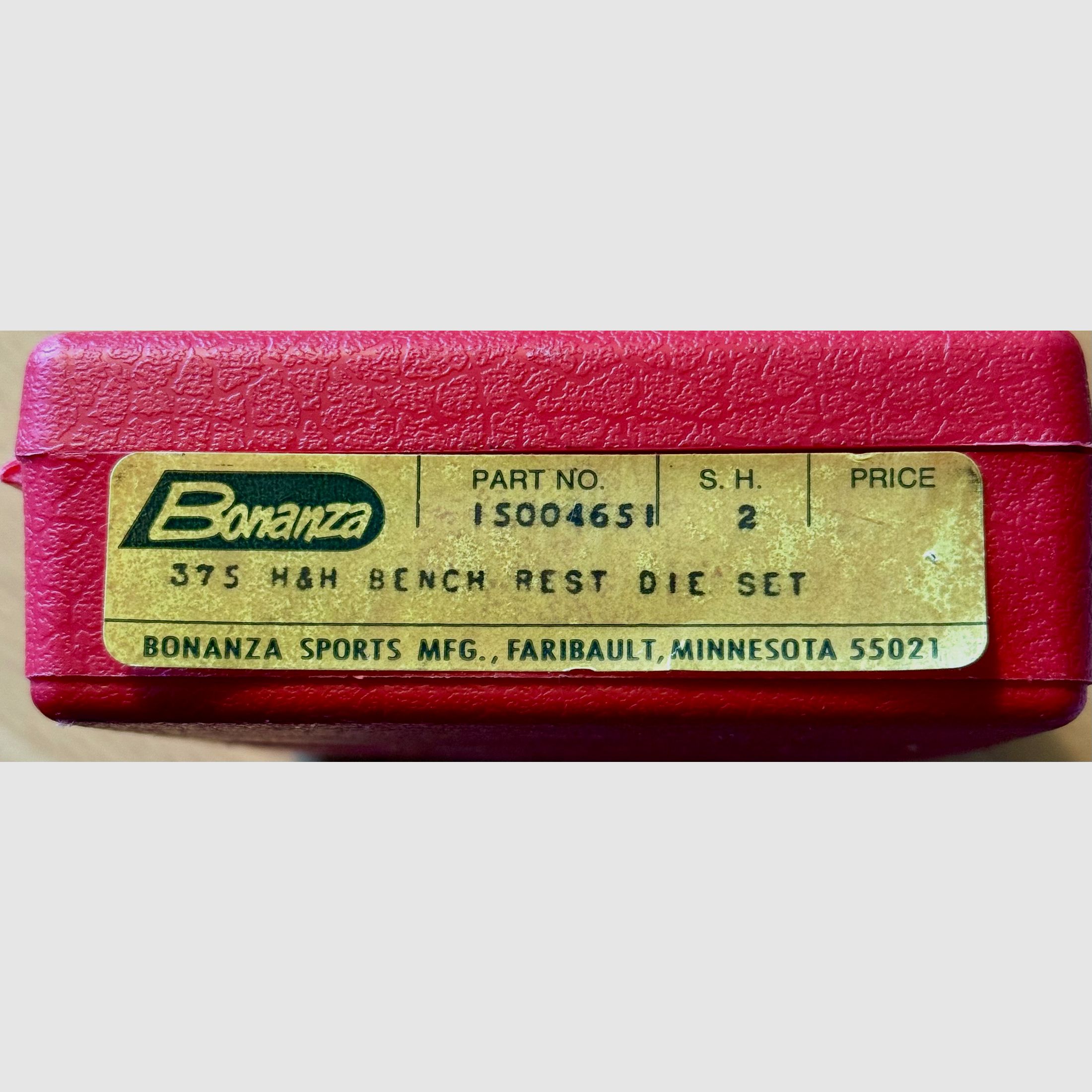 .375 H & H Bonanza Bench Rest Matritze