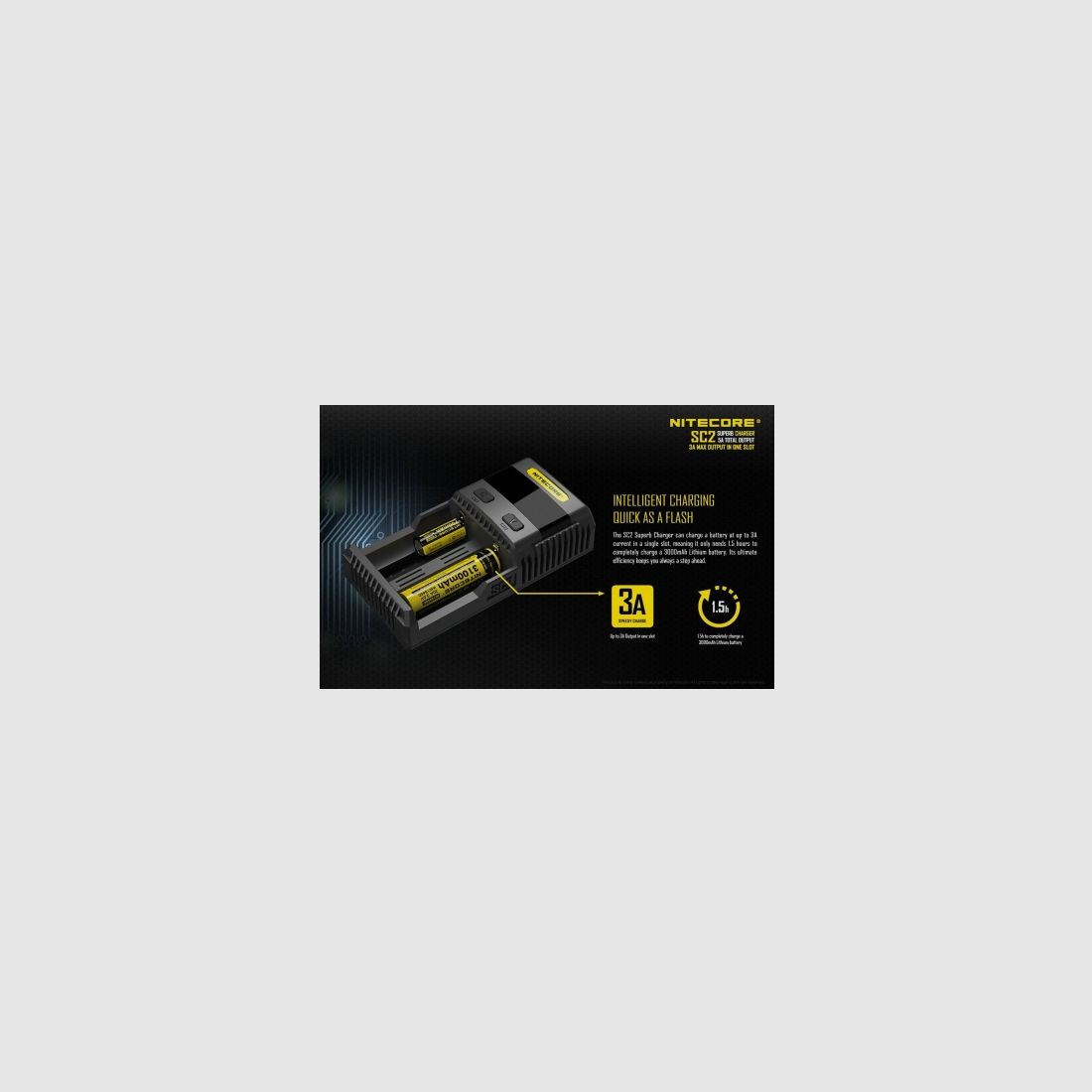Cargador Nitecore SC2, imagen 7 de 19