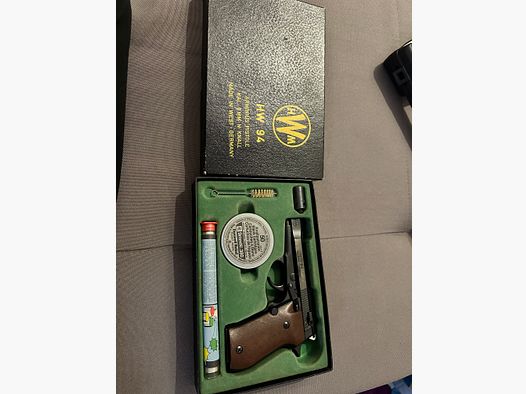Weihrauch Arminius HW 94 – 9 mm R blank – wooden grip – original box