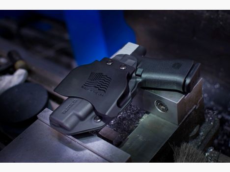 BLACK ARCH HOLSTER - Outside Belt Carrier OWB Paddle Adapter for Rev-Con™
