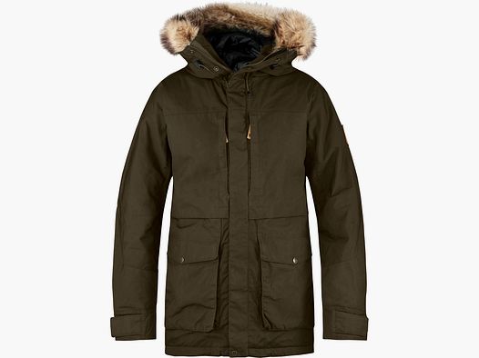 FJÄLLRÄVEN Barents Parka dark oliv