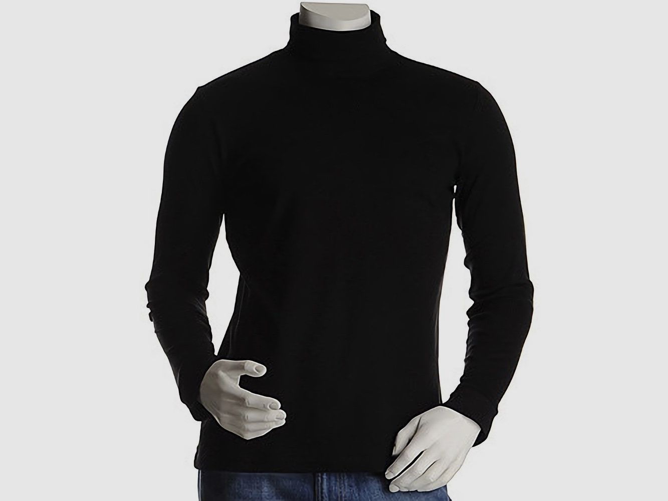 OBRAMO Rollkragen Pullover