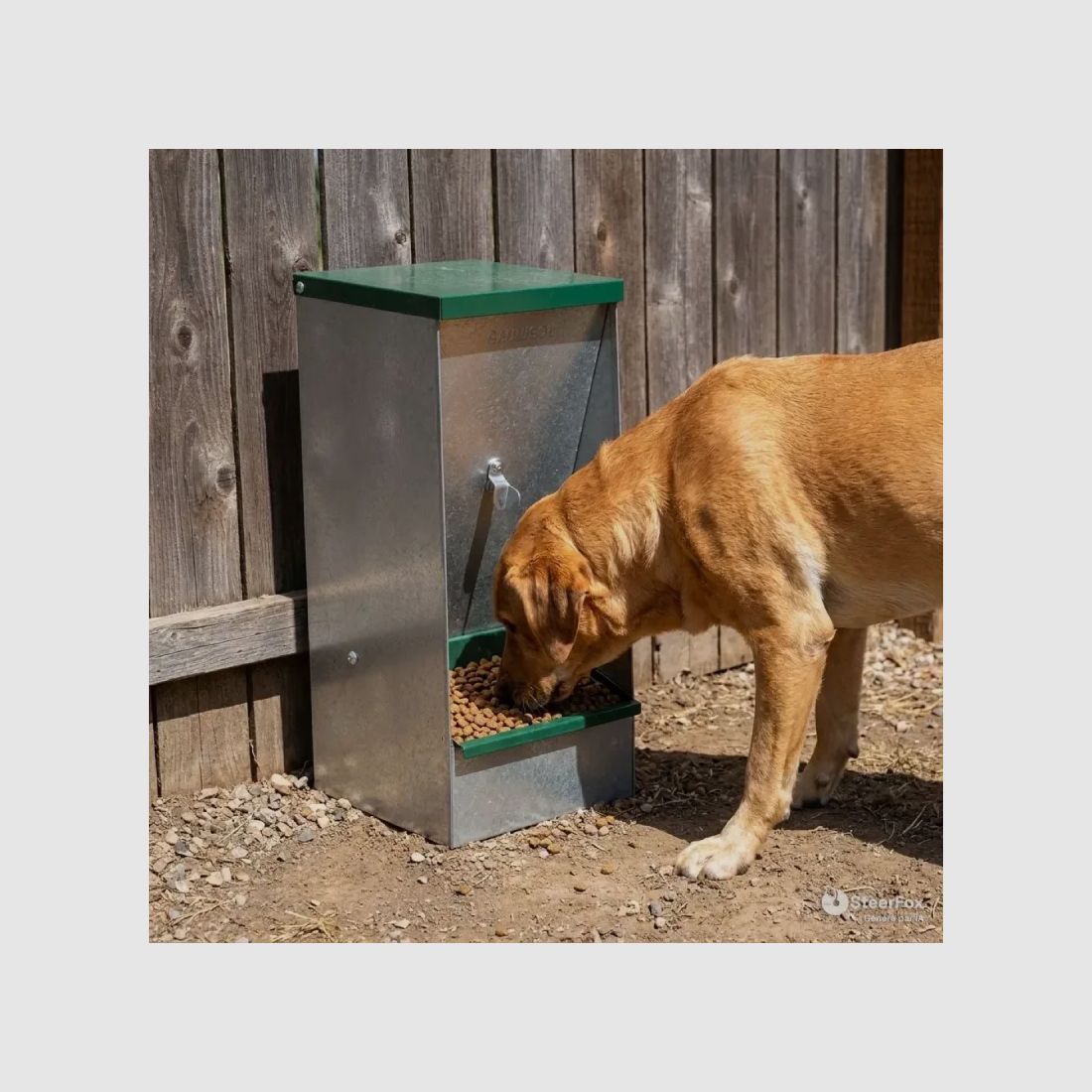 Mangimi a tramoggia zincati per cani 20 kg GAUN, immagine 1 di 12
