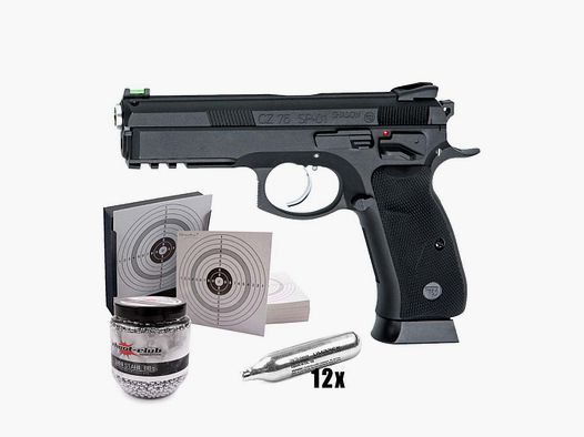 CZ Shadow SP-01 Blowback CO2 Pistole Kaliber 4,5 mm BBs im Set