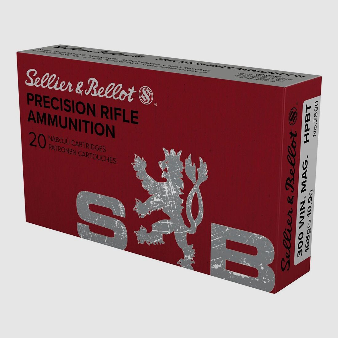.300 Win. Mag. OTM HPBT 10.9g/168grs. by Sellier & Bellot, image 1 of 2