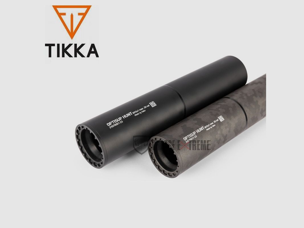 Silenciador TIKKA Optisup Hunt acoplable Cal. 25 Terciopelo Negro, imagen 2 de 2