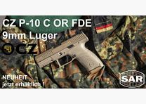 CZ CZ Pistola P-10 C OR FDE 9mmLuger, Optics Ready, SFA - Striker Fire Action