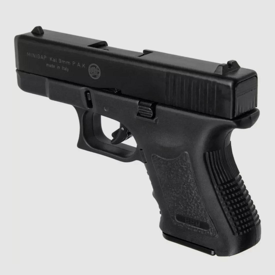 BRUNI Mini GAP 9 mm P.A.K. – Glock 26 Style – Kompakte Schreckschusspistole – EU-weiter Versand