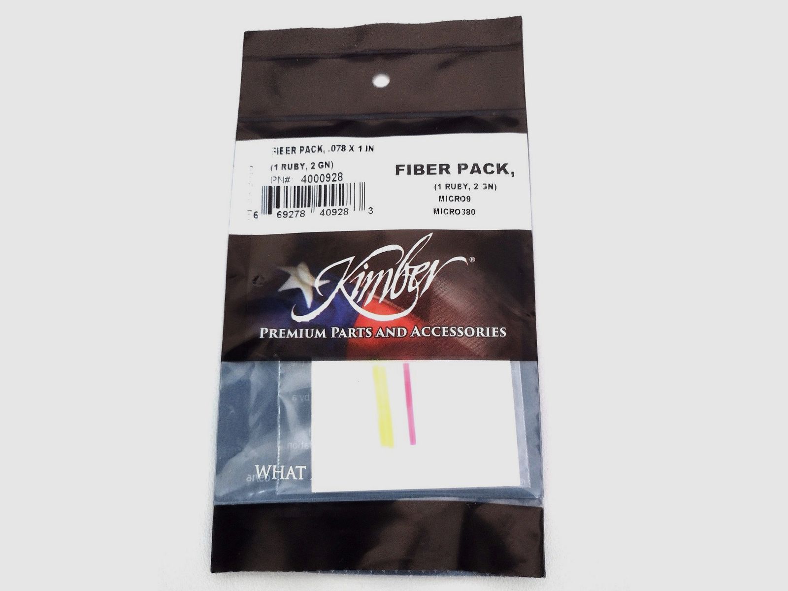 3 aste di ricambio Fiber Dia 1,98mm