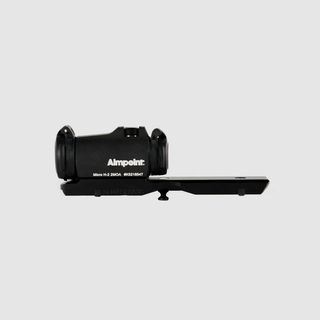 DRÜCKJAGD-SET Aimpoint MICRO H2 + DENTLER-Basis Schwarz/Grau