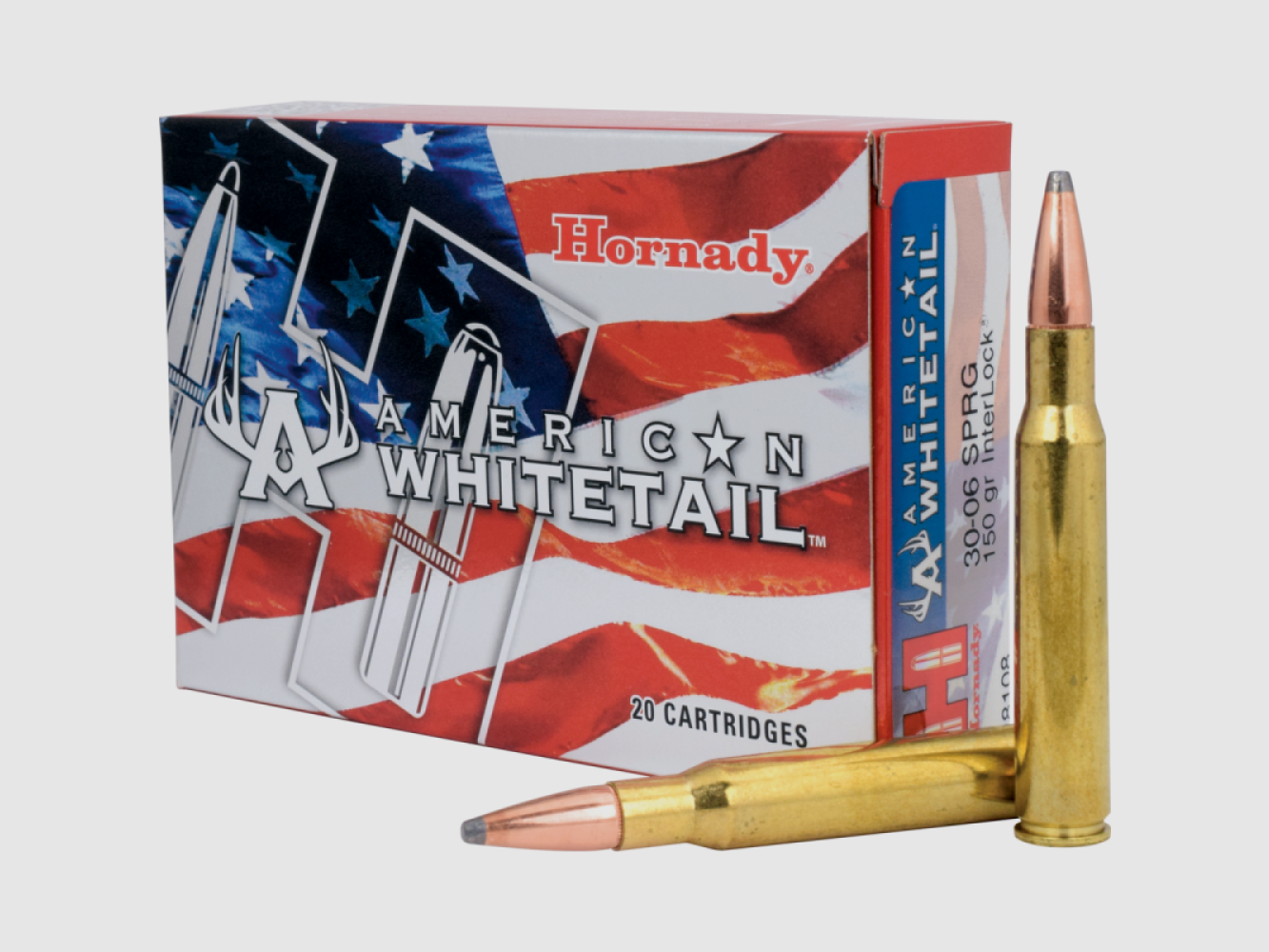 30-06 Springfield Hornady AMERICAN WHITETAIL® 150 gr INTERLOCK® VE20