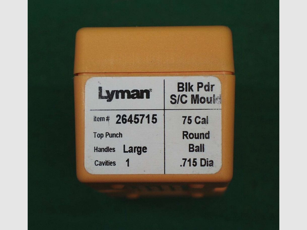 Lyman	 Kokille Kal.715