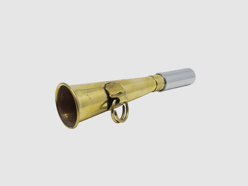 Corno da caccia in ottone 12 cm