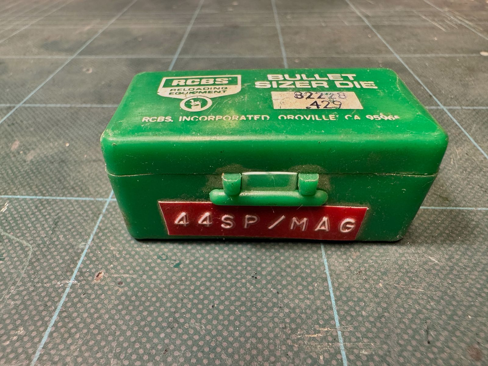 Dual Giesskokille RCBS Bullet Mould caliber 44 Mag 250gr. + Bullet Sizer die 429
