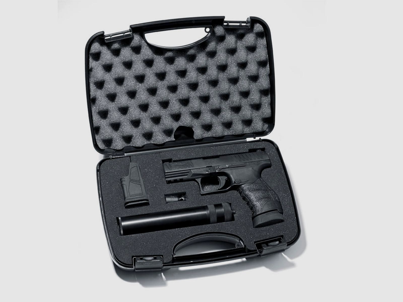 Umarex 310.02.05 Walther PPQ M2 Navy Kit 9 mm P.A.K mit Schalldämpfer Pyro